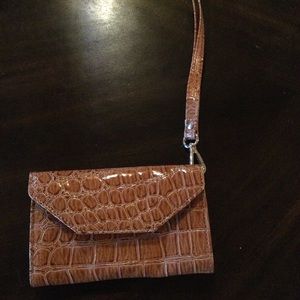 NWOT Faux leather phone case